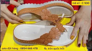 @quoctroitv : Dép thái nữ ,dép da nữ mới về shop siêu bền ,Cửa hàng  Phú Quý tập 281