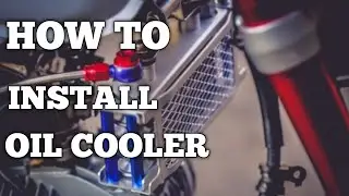 How to install oil cooler Honda bike | bike modified | Motorcycle | oil cooler | bike@bikegangs