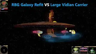 RBG Galaxy Refit VS Видианское судно | Битва кораблей из Star Trek | Командир мостика из Star Trek |