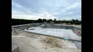 Inground pool drain line repair