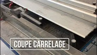 Couper du carrelage &agrave; la carrelette