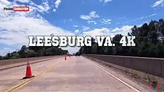 Leesburg - Virginia | Downtown Drive [4k]  60fps