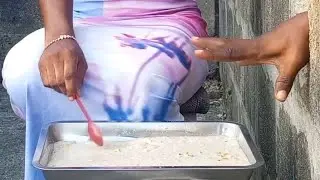 Caught Stealing Garri From Hole