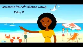 Colors, Texture, and Animals at the Beach Kids Art Science Lesson