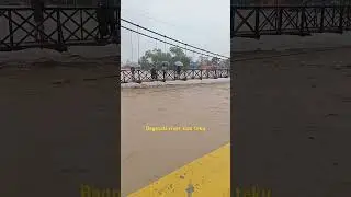 Bagmati river ktm flood #flood #bagmati