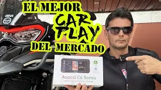 El mejor Car Play del mercado Aoocci C6 Pro Dashcam #benelli #carplay #motos #biker