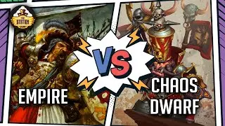 Империя против Гномов хаоса | Репорт 1500 | Warmaster