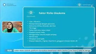 Deteksi Dini Glaukoma  - dr. Nelandriani Yudapratiwi, SpM