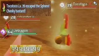 This Tocotoco didn't want to be captured and then he left and I got stuck with battle music forever
