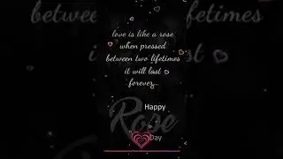Rose Day special Status 2021 # Happy Rose Day status    7th February status 2021