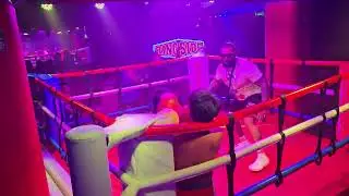 Dj Ghost refs midget boxing fight in makati manila philipines! #midgetboxing #philippines #makati