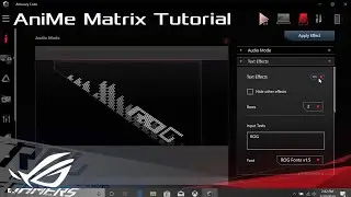 Учебное пособие по AniMe Matrix &mdash; Zephyrus G14 | ROG