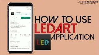 How to use Led Art Application | Scrolling Boards | Unique Ads Media