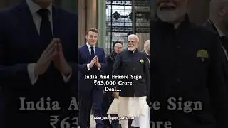 It's the biggest defense deal ever between France and India 🇮🇳🇫🇷 #shorts