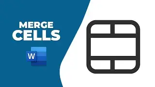 How to merge cells in word