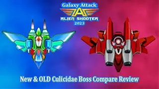 Galaxy Attack: Alien Shooter | New Boss Mode | New & OLD Culicidae Boss 1 Compare | By Apache Gamers