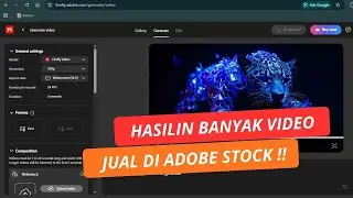 LIVE !! JUAL VIDEO AI JUAL DI ADOBE STOCK !!