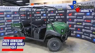 NEW 2026 KAWASAKI MULE 4010 TRANS 4X4 Side by Side UTV For Sale In Sherman, TX