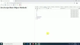 24 - Date Methods in JavaScript | JavaScript Date Object