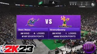 So I got matched against a UNDEFEATED COMP player on MyTeam Unlimited… NBA2K23 Gameplay