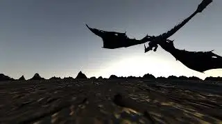 Dragon flying through (Cinema 4d animation)