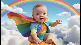 Fortnite Baby&rsquo;s Rainbow Slide Adventure | Fun Kids Song and Nursery Rhyme