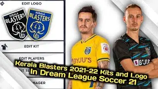 Kerala Blasters FC 2021/22 Kits and Logo in DLS 21