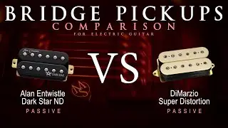 Alan Entwistle DARK STAR ND vs DiMarzio SUPER DISTORTION - Bridge Guitar Pickup Comparison Tone Demo