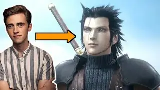 Zack Fair scene but with Caleb Pierce Voice Acting CRISIS CORE FINAL FANTASY VII