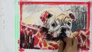GardeSantal' #5 | speed painting | ANIMAL | Red dog