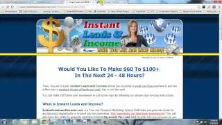 Instant Leads and Income A $100+ Day