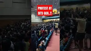 Protest at BITS Goa 😱 || Student union || #bitspilani #bitsians