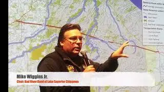 Mike Wiggins Jr., testifying at Enbridge Line 5 draft EIS hearing, February 2, 2022