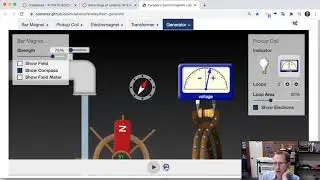 PhET Generator-Reading the Voltmeter