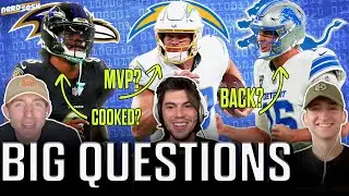 Time to worry about Lamar & Ravens? Herbert best QB this season? Lions BACK? | Nerd Sesh x Theo Ash