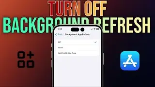 Turn Off Background App Refresh on iPhone and iPad|| Tech Wash