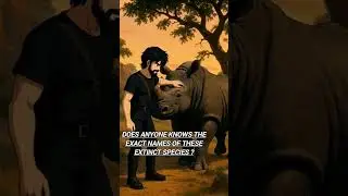 Extinct species Animated #extinctanimals #viral #trending #youtubeshorts #reels #animals #trend 🤞🏻🤞🏻