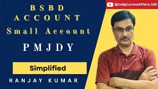 BSBDA and PMJDY Explained by Ranjay Kumar | Banking Awareness for IBPS, SBI & RRB