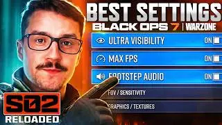 BEST *NEW* WARZONE SETTINGS for SEASON 2 RELOADED! (Controller, Audio and Graphics Settings)