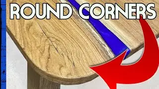 Как можно сделать закругленные углы на столе!