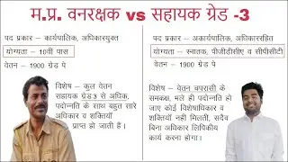 म.प्र. वनरक्षक/पुलिस आरक्षक (10वीं पास) की नौकरी उच्&zwj;च योग्&zwj;यता वाले सहायक ग्रेड-3 से बेहतर है