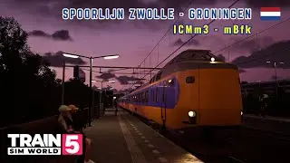Double Up | Spoorlijn Zwolle - Groningen 🇳🇱 | ICMm3 - mBfk | Train Sim World 5 Gameplay!!
