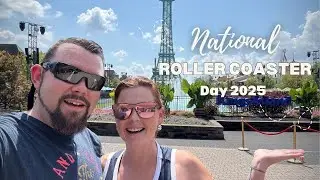 Celebrating National Roller Coaster Day & getting our last ride on Boo Blasters | Kings Island