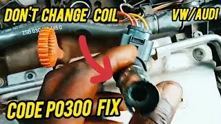 How to fix code P0016,P0300 and P0304 multiple misfire of Volkswagen in one video #gariautocare