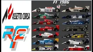 F1 1986...R-FACTOR 2 VS ASSETTO CORSA