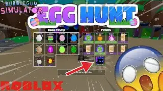 😱 How to Find ALL Easter Eggs for Egg Hunt!🥚 Bubble Gum Simulator Update 74!
