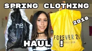 l SPRING CLOTHING HAUL 2018 l Forever 21 , Rue 21, Burlington l