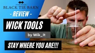Keep Your Wicks Centered with These | Review of Wik_It (Dzign Haus)  | Wick tools for Candle Making