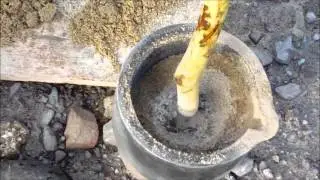 Smelting Irish Bog Iron Ore using a thermite process