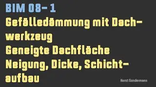 Archicad BIM 08-1 Dachwerkzeug Einführung